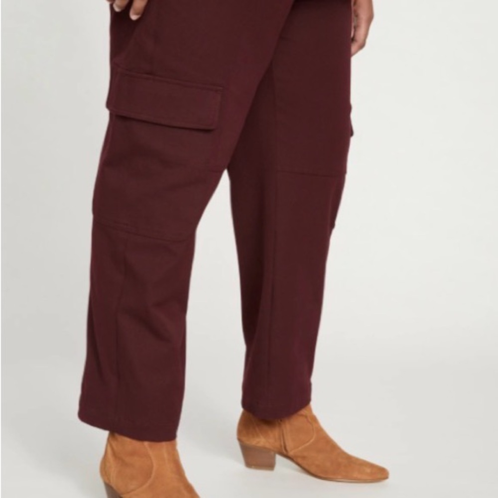 Universal Standard Burgundy Women's Cargo Pants